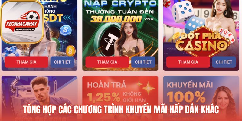 Các chương trình khuyến mãi hấp dẫn khác tại Sin88